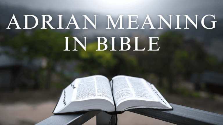 Adrian Meaning in bible