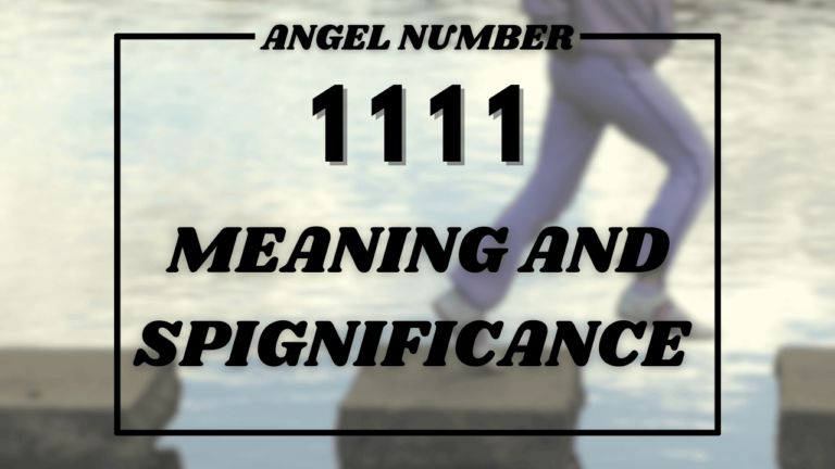 Angel Number 1111