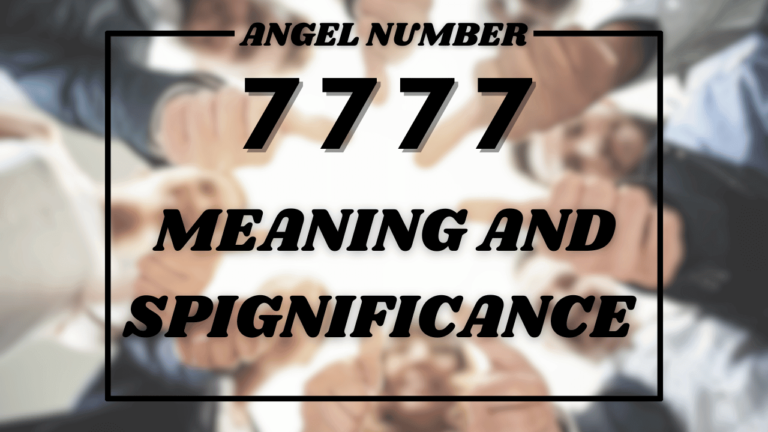 Angel Number 7777