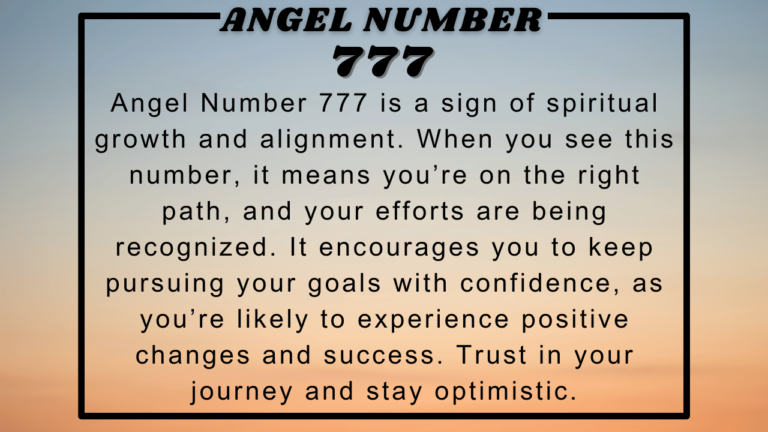 777 Angel Number