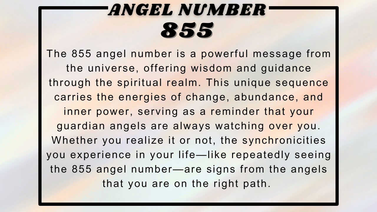 855 Angel Number