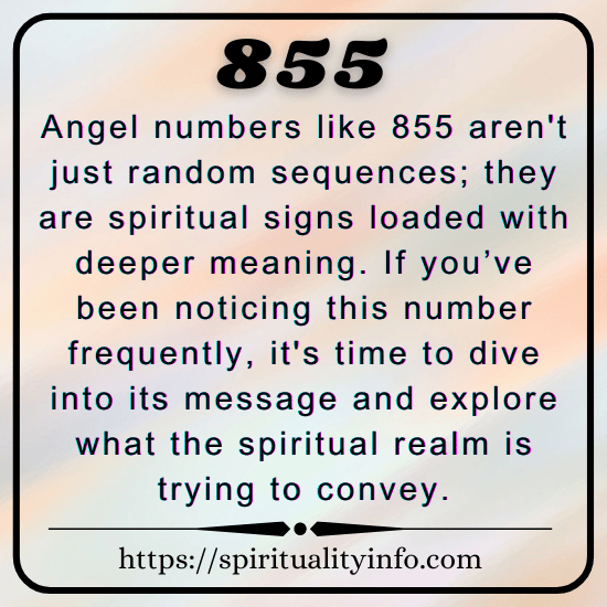 855 Angel Number