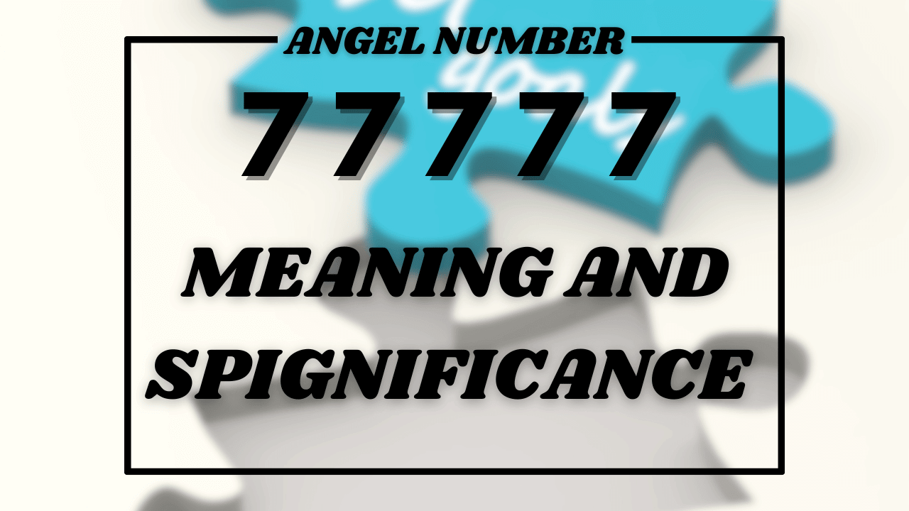 Angel Number 77777