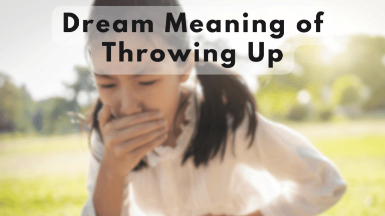 Throwing up Dream meaning