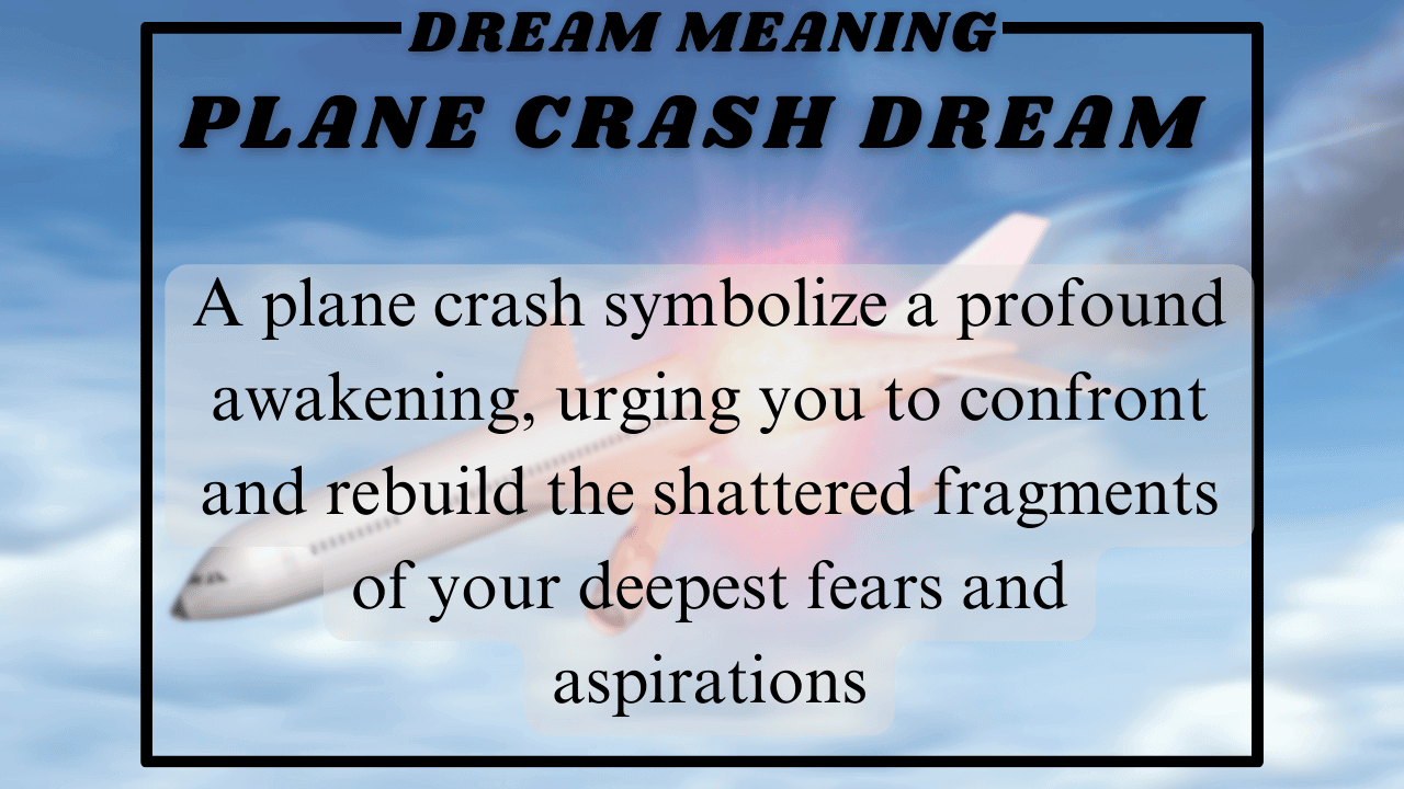 Plane Crash Dream Meaning