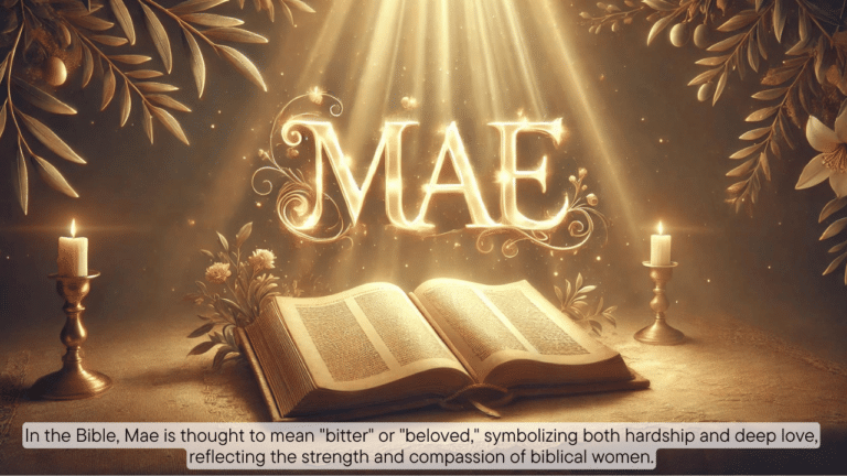 Mae in the Bible What’s the Significance Behind the Name