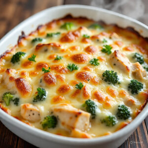 Cheesy Keto Chicken Casserole
