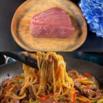 Beef and Vegetable Stir-Fry Noodles with Savory Sauce