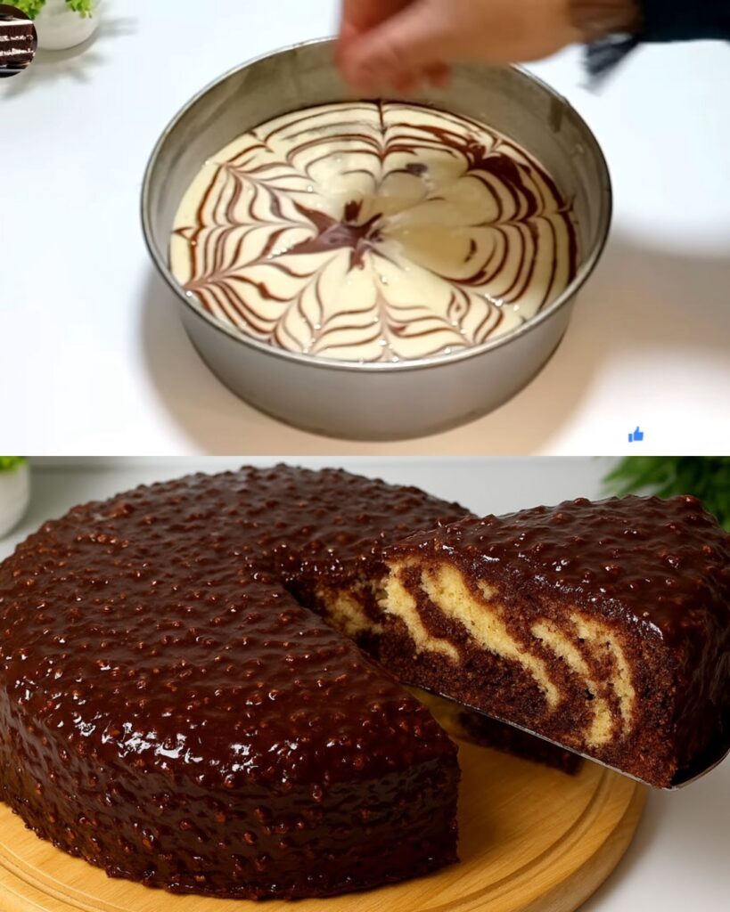 Chocolate Caramel Peanut Cake