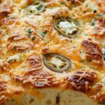 No Knead Jalapeño Cheddar Bread
