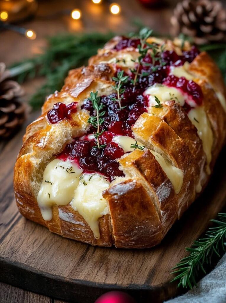 Cranberry Brie Pull-Apart Bread