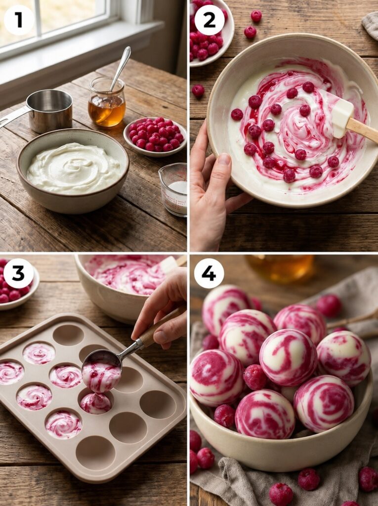 Creamy Berry Swirl Yogurt Recipe