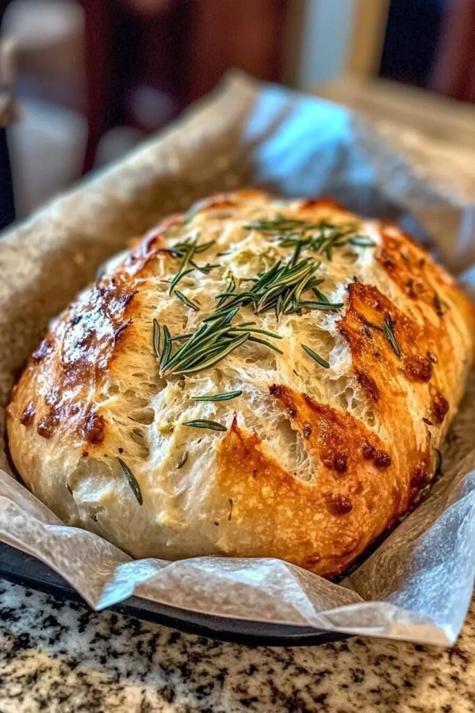 Rosemary Cheese Artisan Bread Recipe