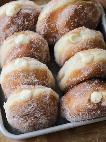 Cream-Filled Doughnuts Recipe