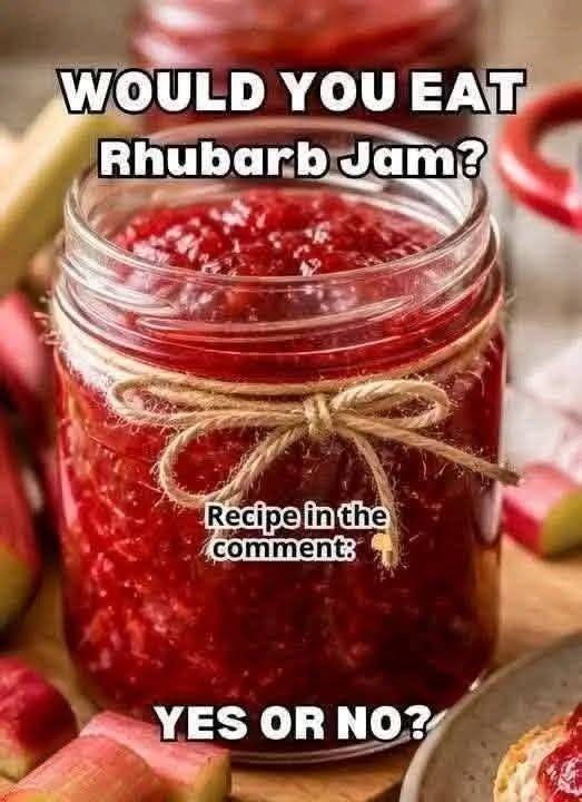 Homemade Rhubarb Jam Recipe