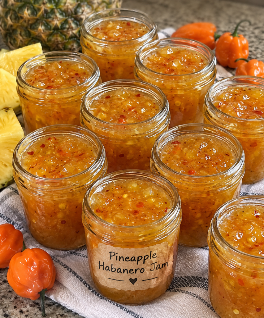 Homemade Pineapple Habanero Jam Recipe