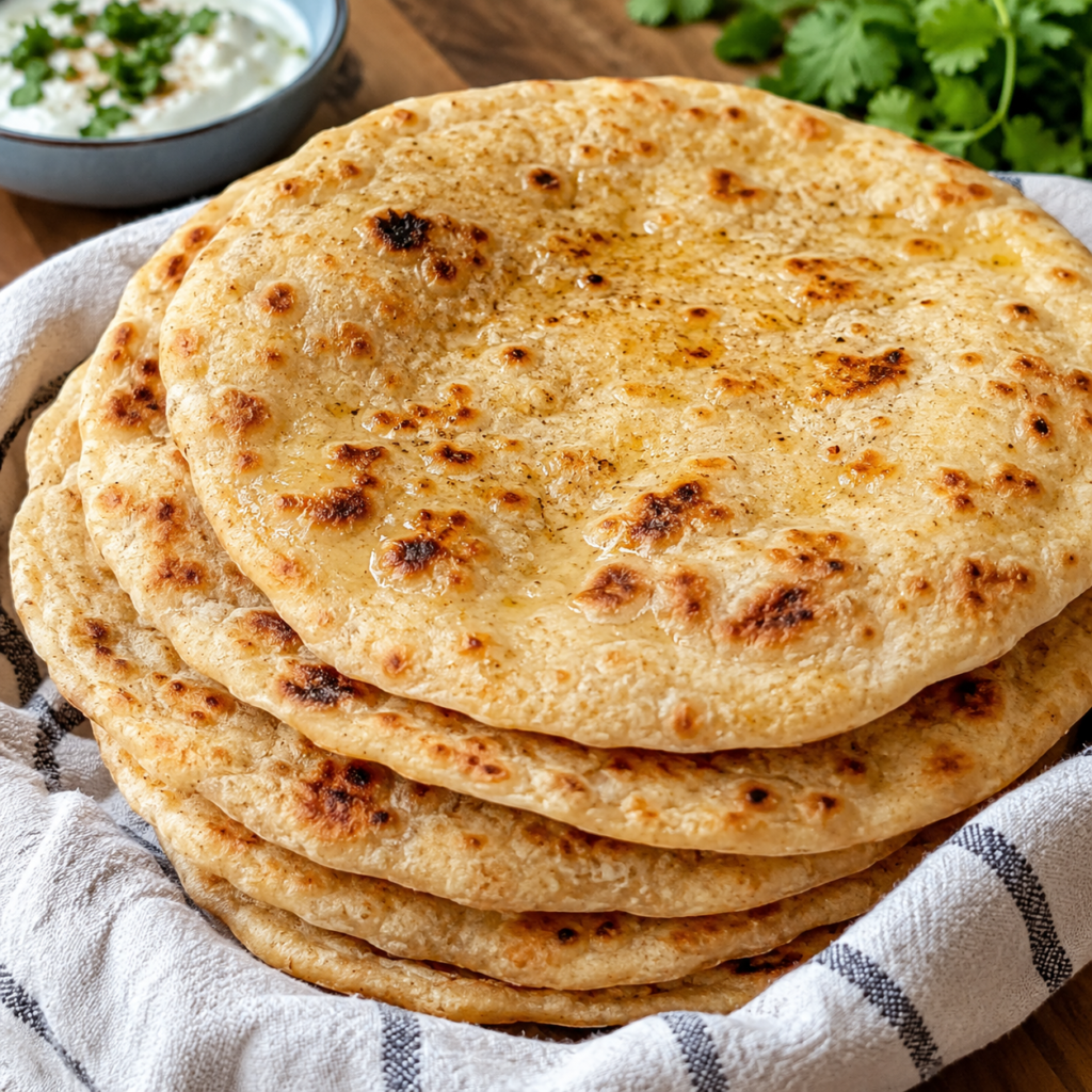 Soft & Fluffy Homemade Sourdough Flatbread