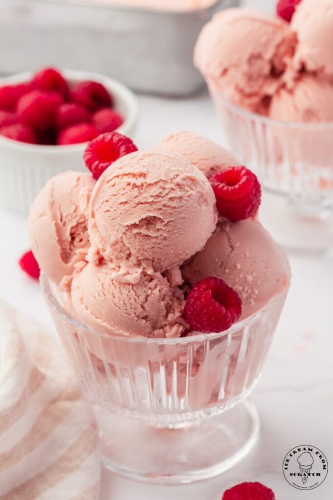 Homemade Raspberry Ice Cream