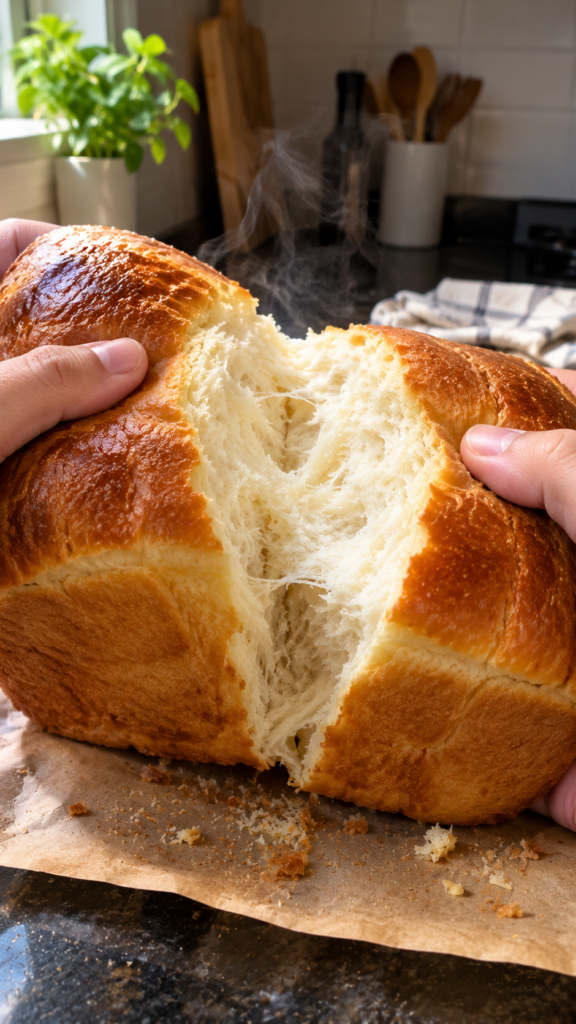 Soft, Fluffy Homemade Bread