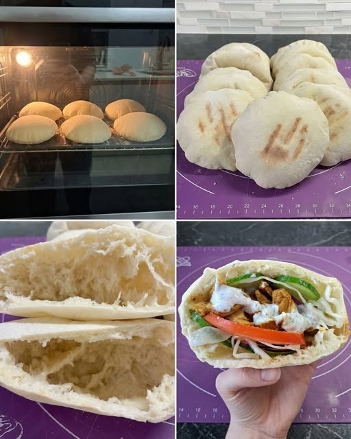 Homemade Sourdough Pita Bread Recipe